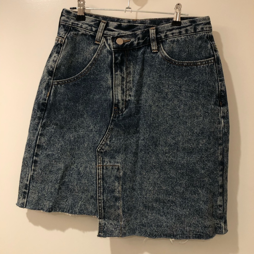 Oak + Fort Denim Mini Skirt M